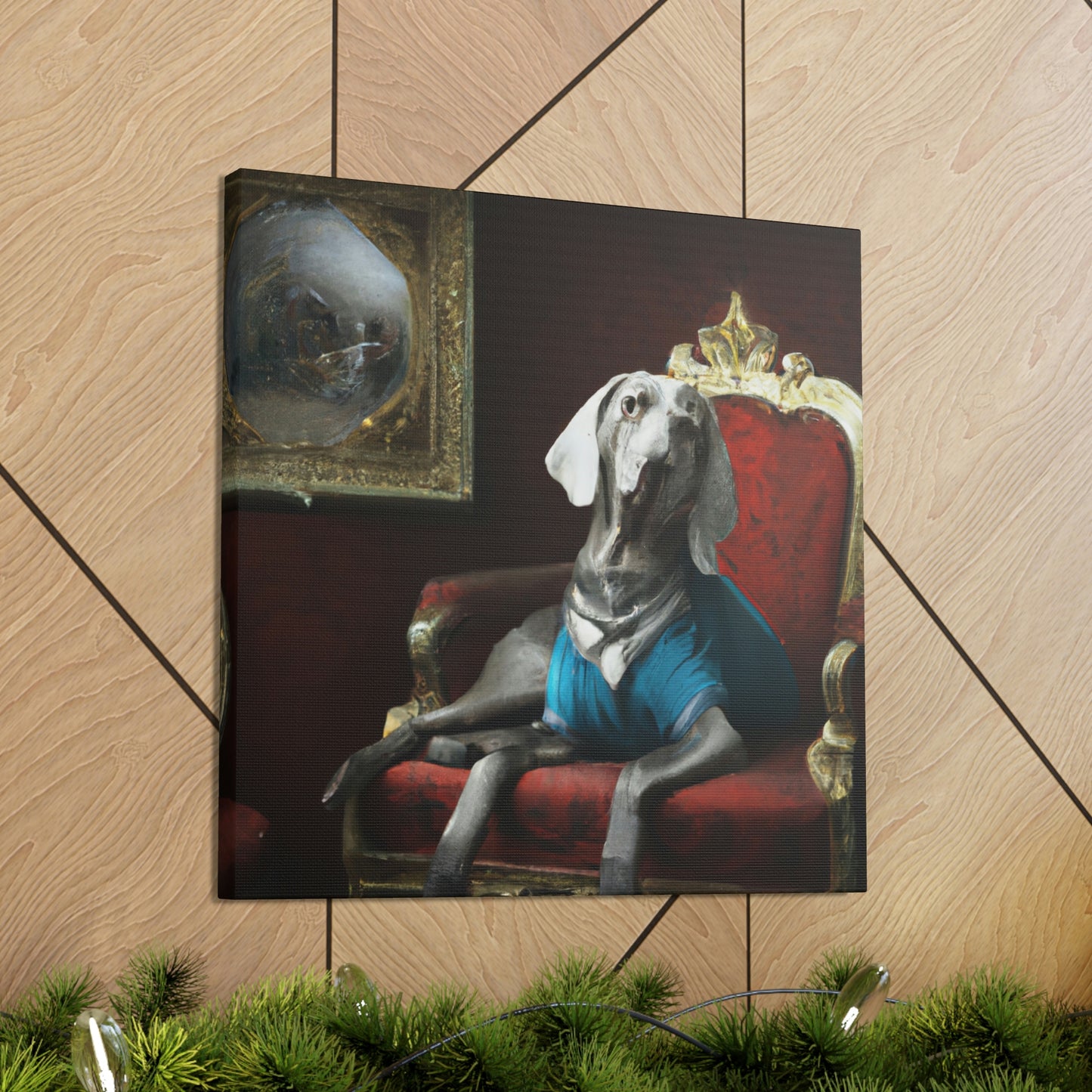 "The Weimaraner Regal" - Canvas