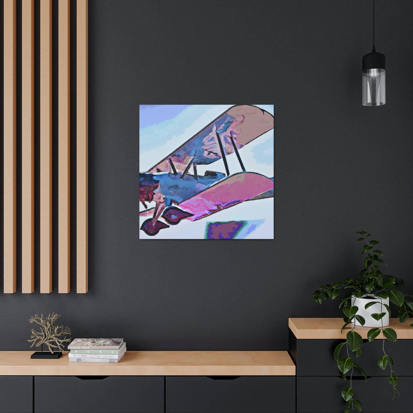 Vintage Airplane Glory - Canvas