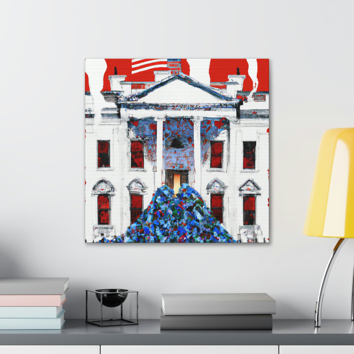 The White House Grandeur - Canvas