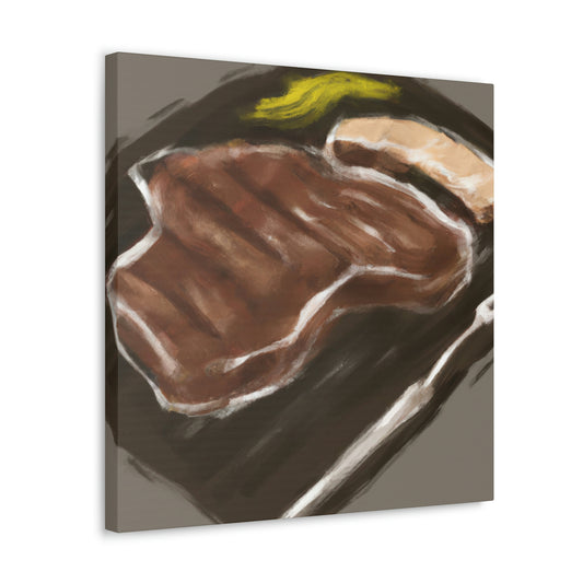 "Steak Barbecue Delights" - Canvas