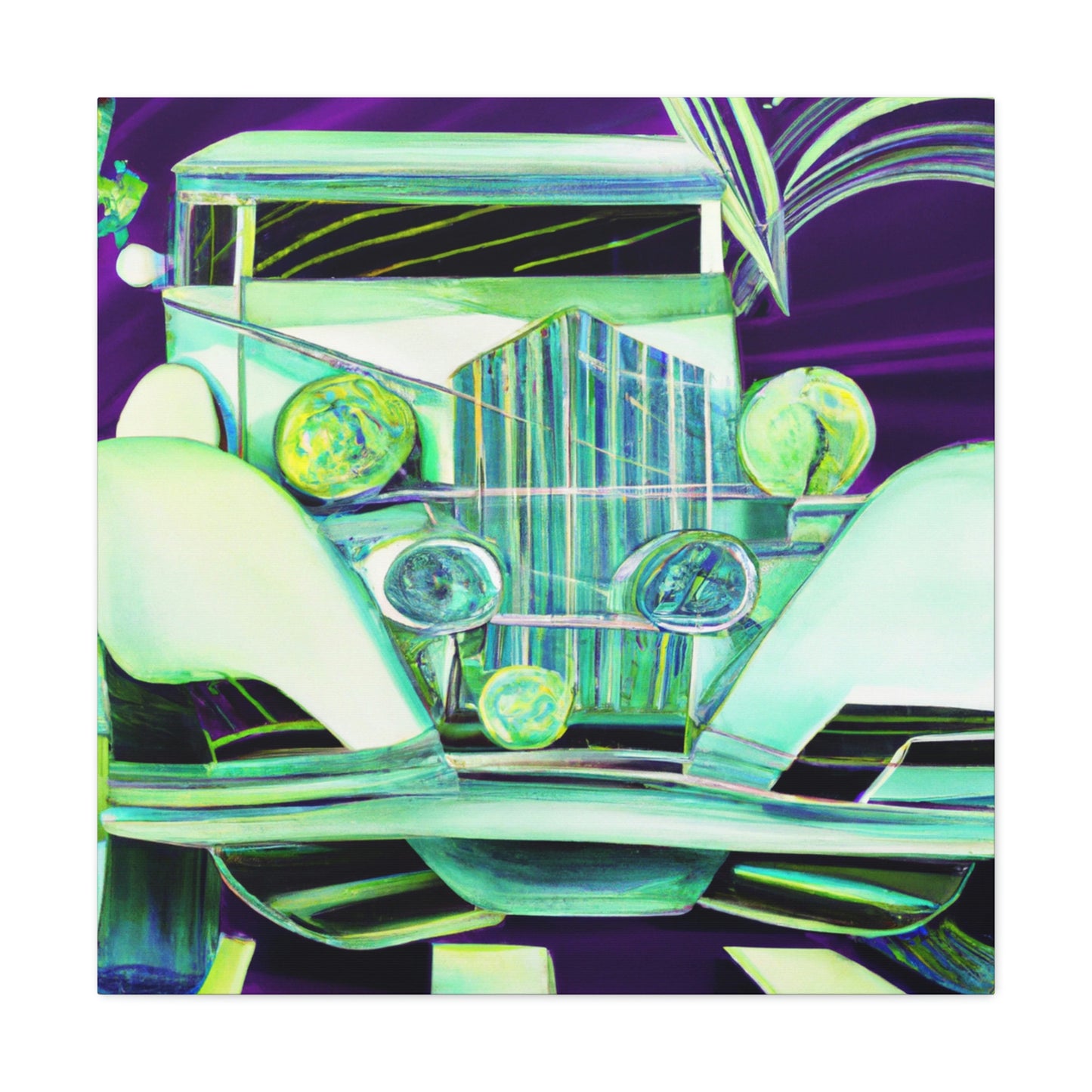 "Vintage Automobile Regalia" - Canvas