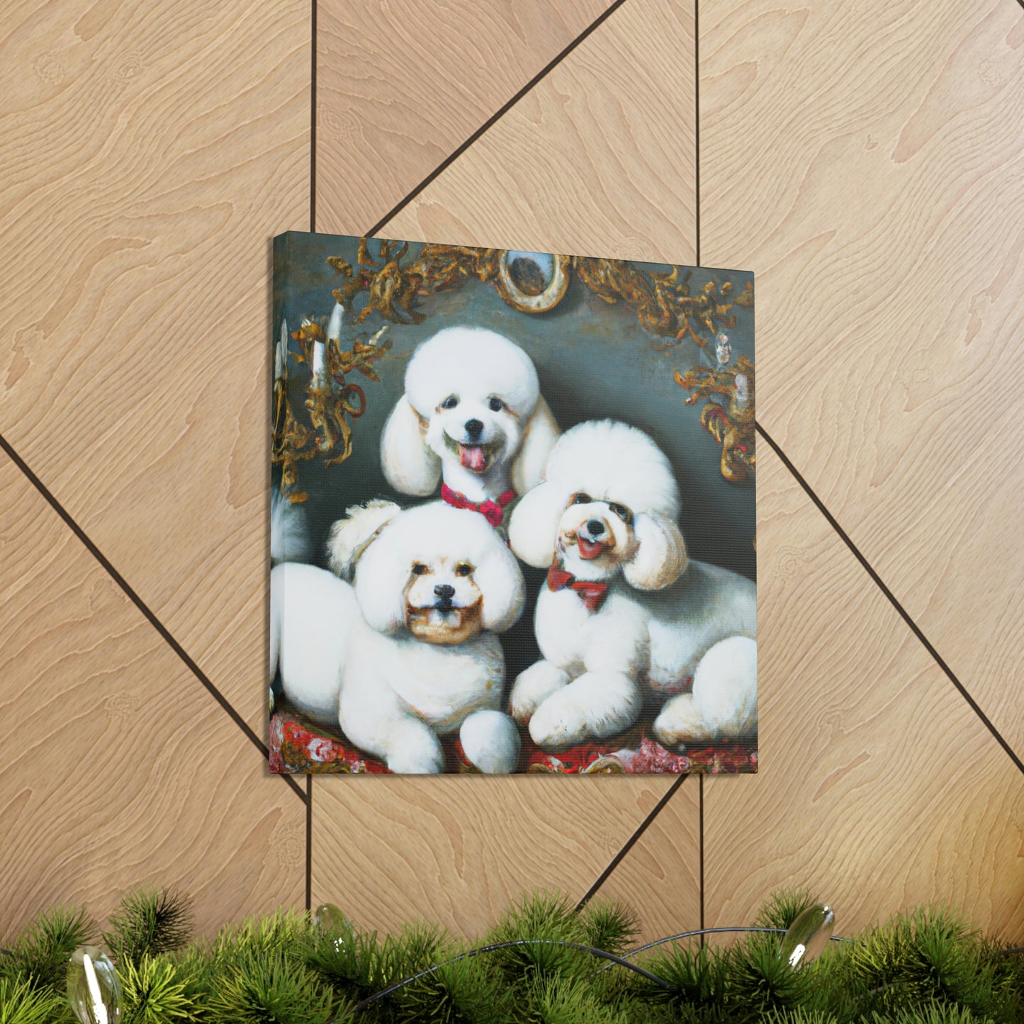 "Bichon Frise Palette" - Canvas