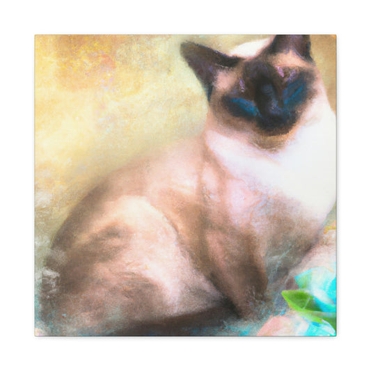 Siamese Royal Pairing. - Canvas