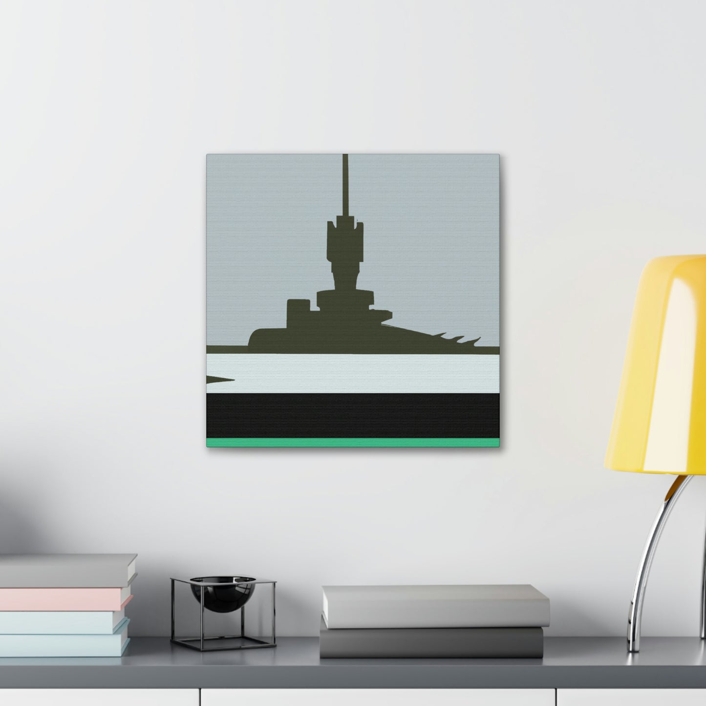 "Battleship Minimalism" - Canvas