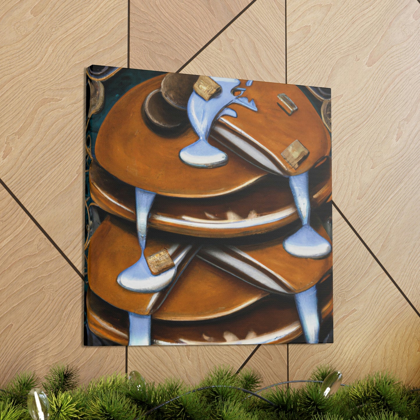 "Pancakes of the Roaring Twenties" - Canvas