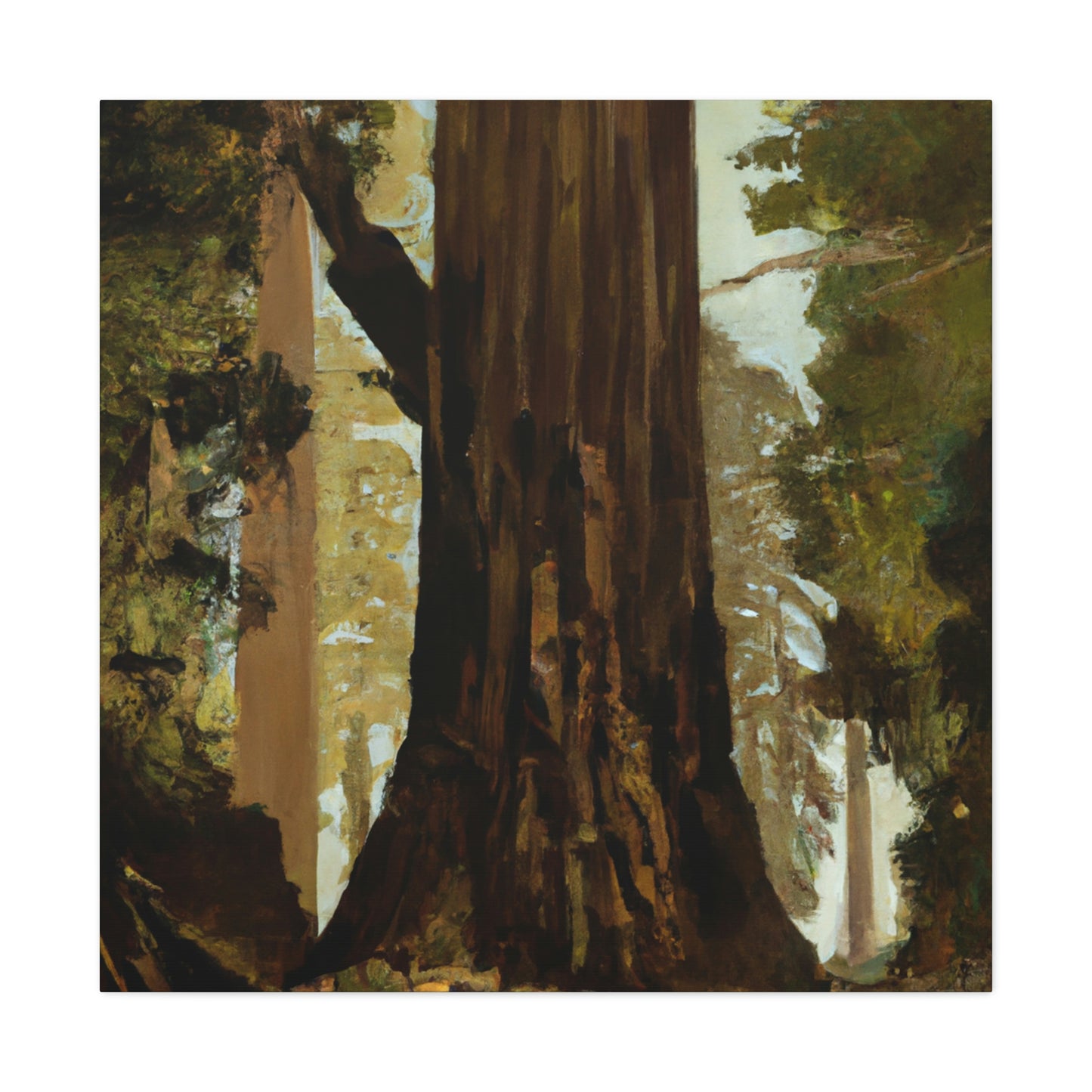 "Redwood's Eternal Splendor" - Canvas