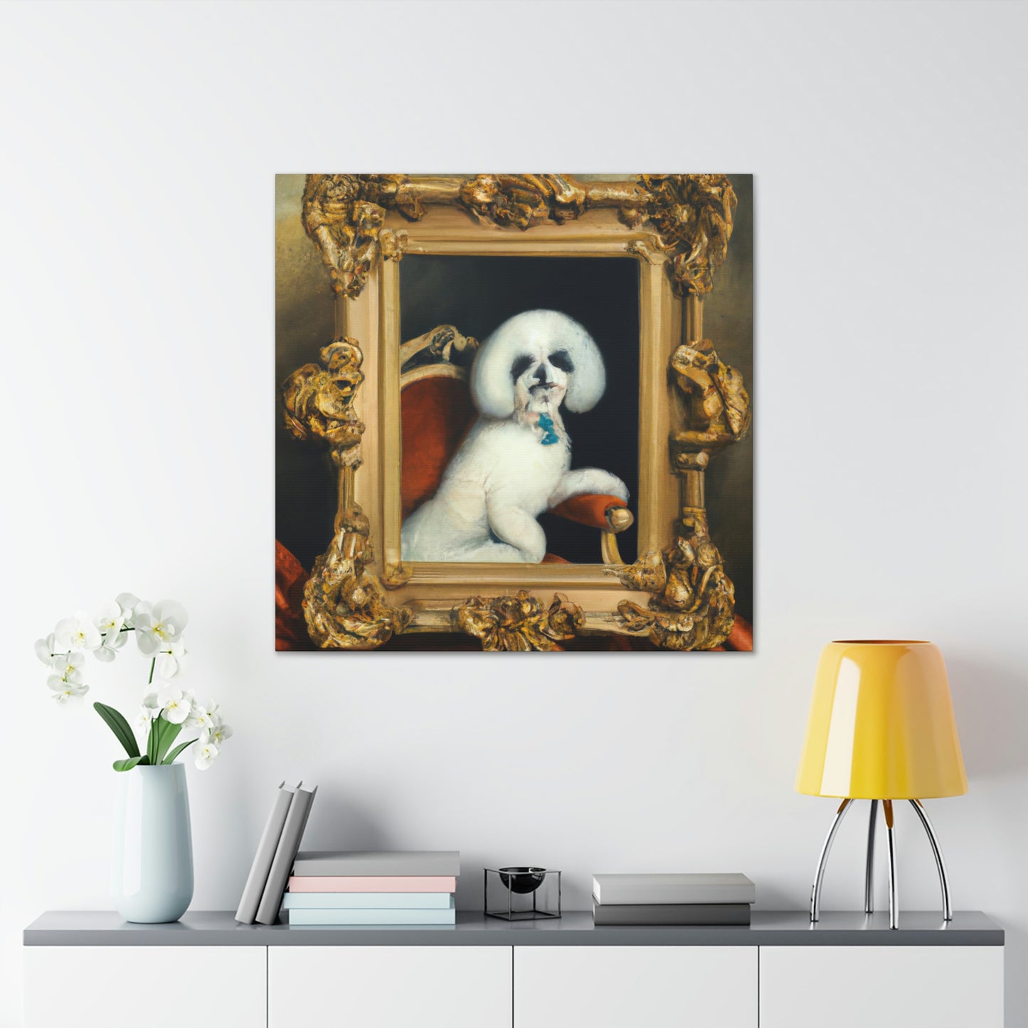 "Bichon Frise Adored" - Canvas