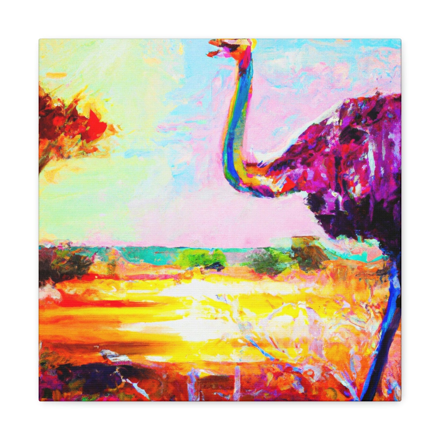 Ostrich in Utopia - Canvas