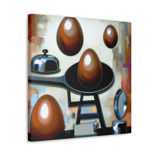 Eggs in Abstraction - Canvas