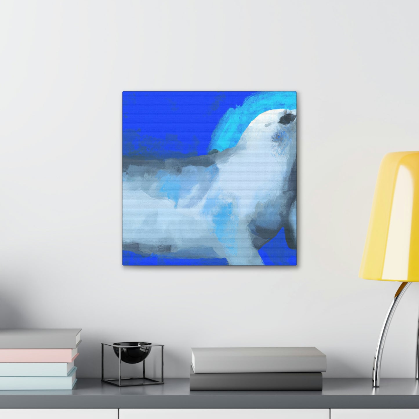 "Harp Seal in Expressionism" - Canvas