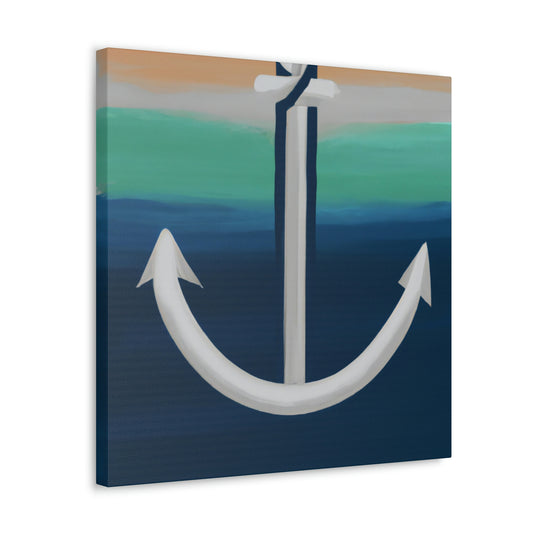 Anchor Amid Solitude - Canvas