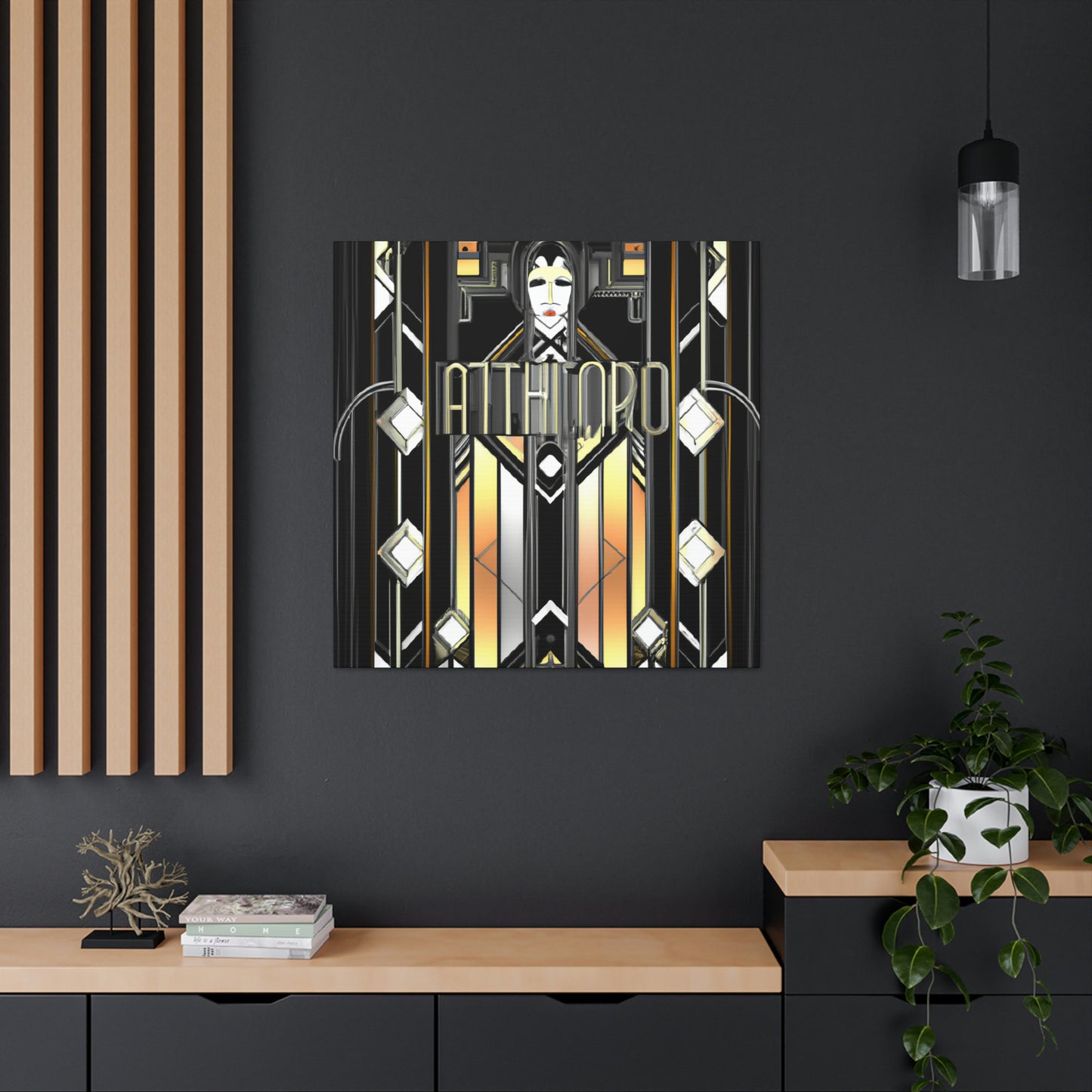 Dazzling Disco Deco - Canvas