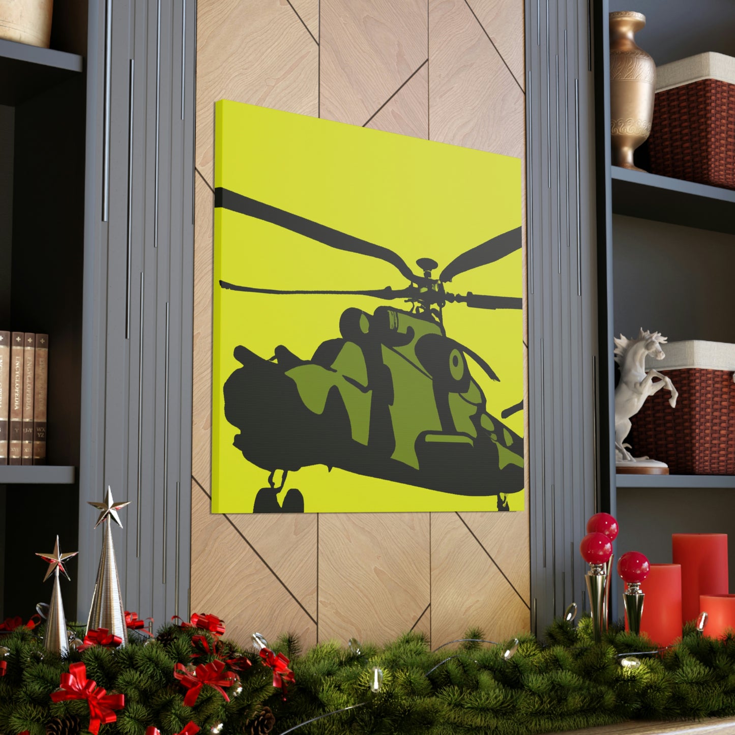 "Helicopter in Minimalism" - Canvas