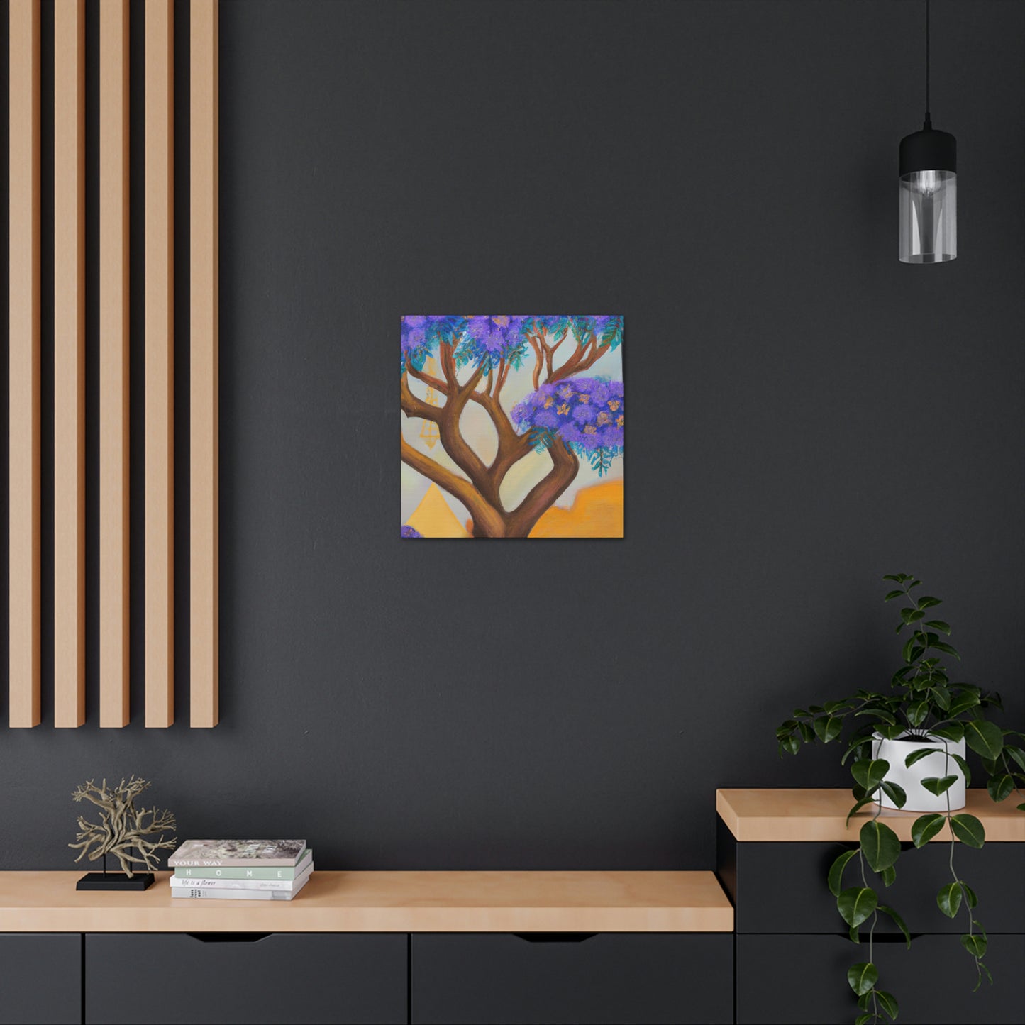 "Jacaranda Dreamscape" - Canvas