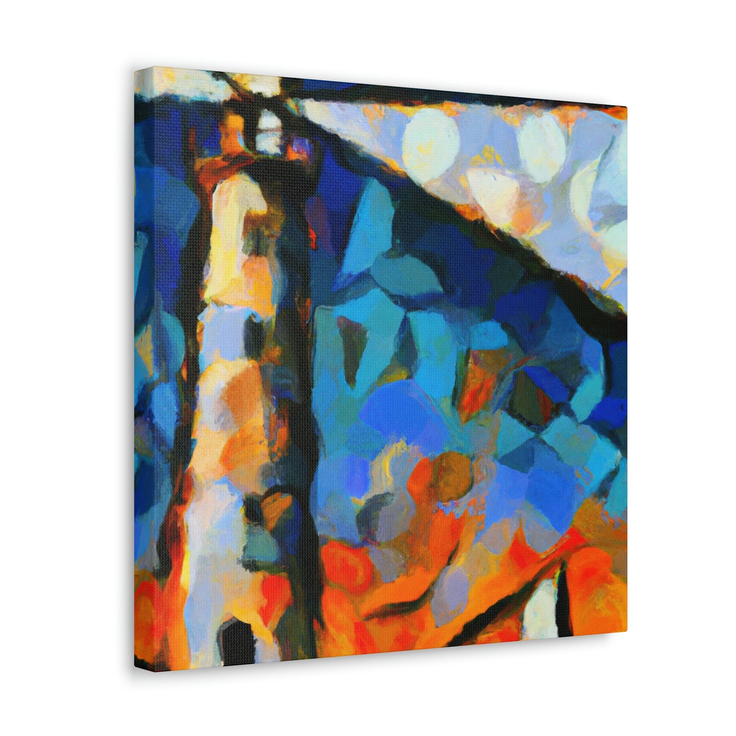 "Lighthouse in Twilight Light" - Canvas