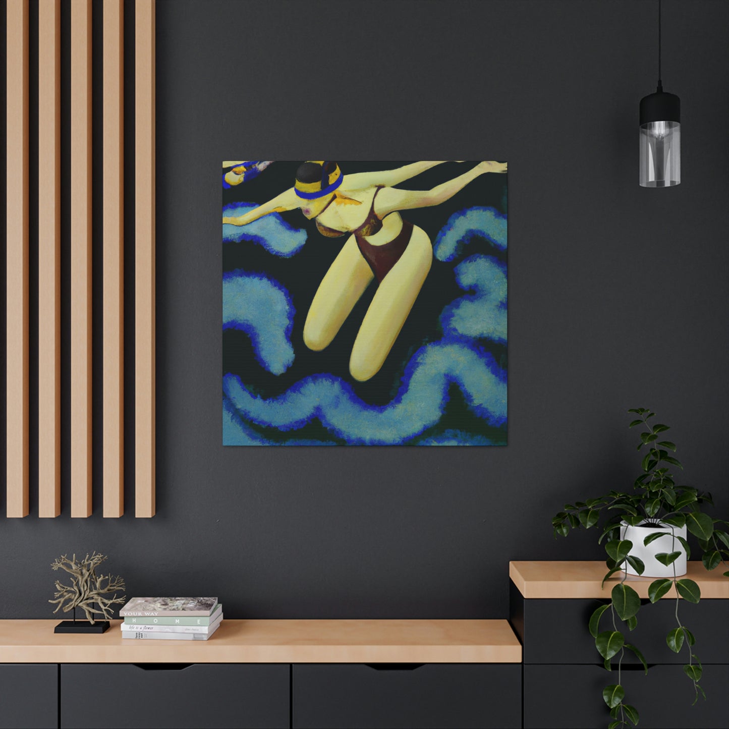 Swimming in Dreamland - Canvas