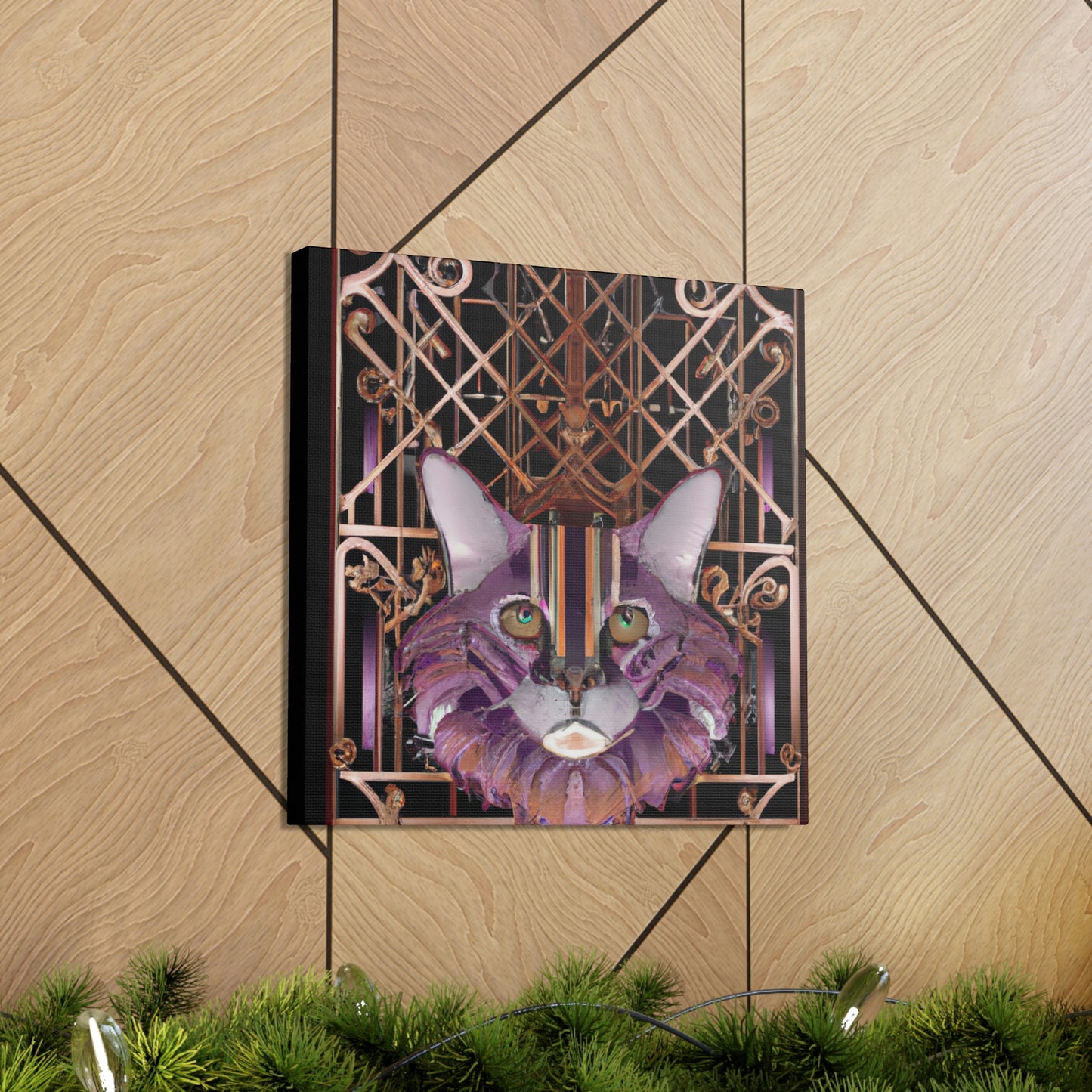 Gleaming Maine Coon - Canvas