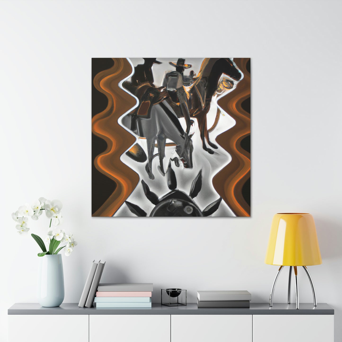 "Rodeo in the Roaring Twenties" - Canvas