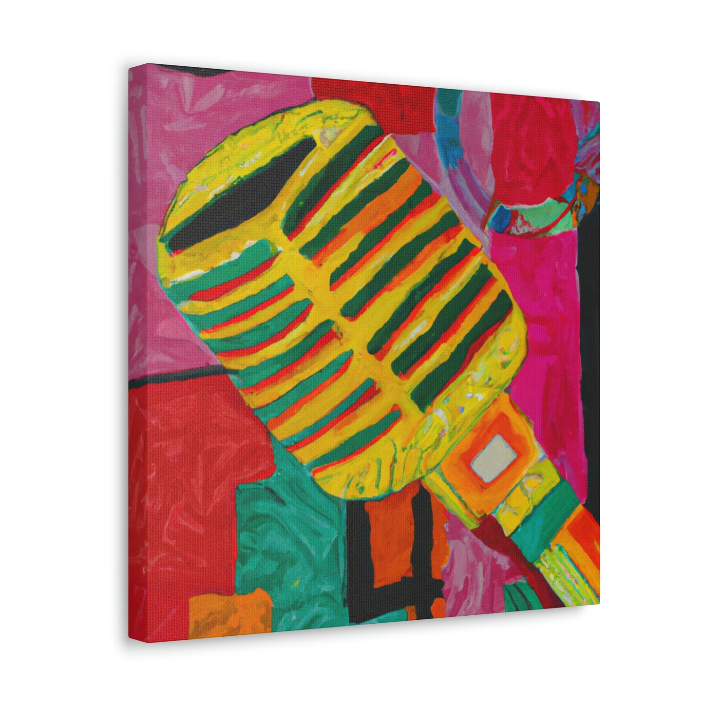 "Voice of the Microphone" - Canvas