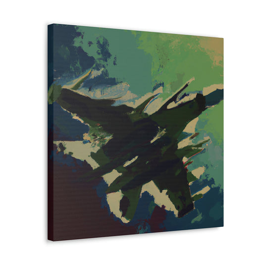 "Wings of Freedom Fighter" - Canvas