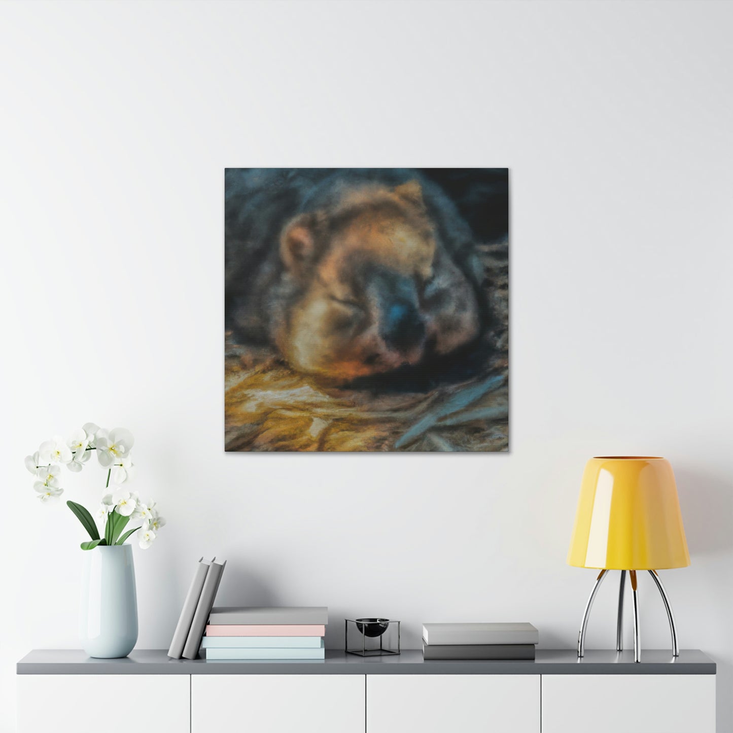 Wombat Abstract Nocturne - Canvas