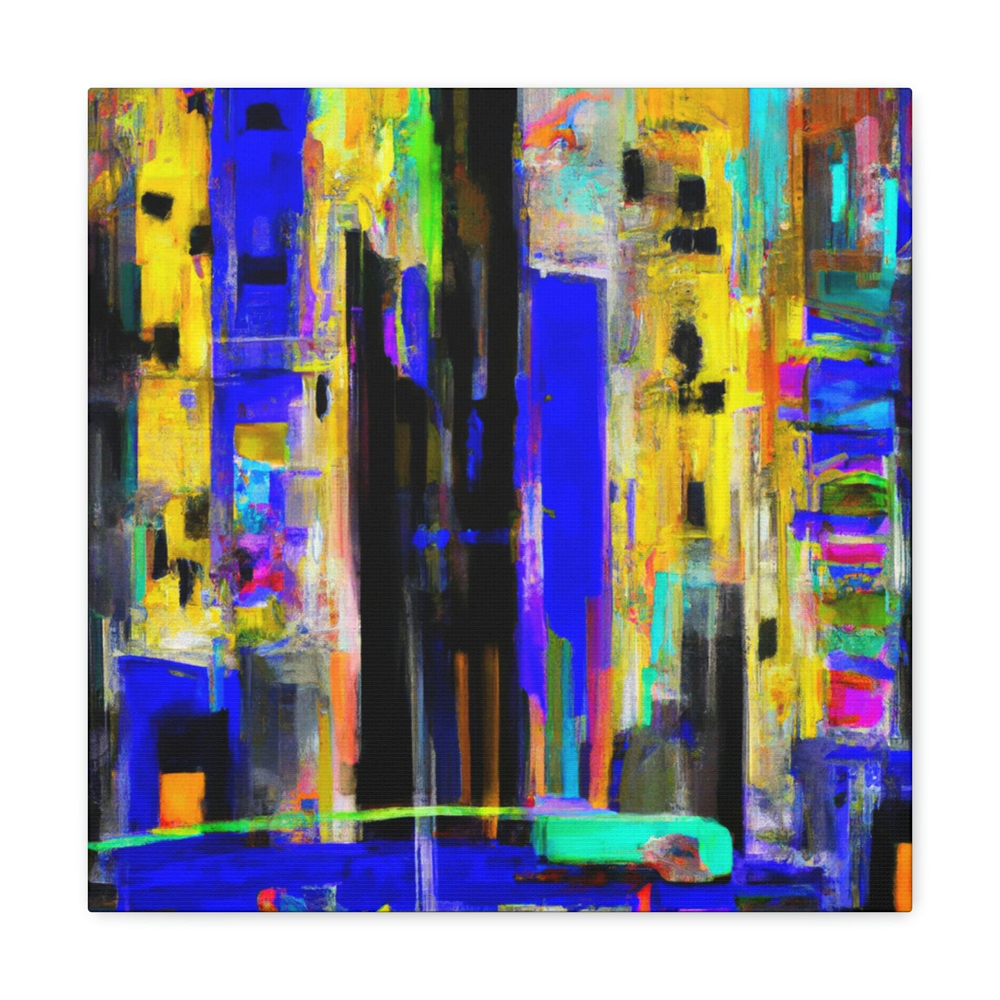 "Art Deco Abstraction" - Canvas