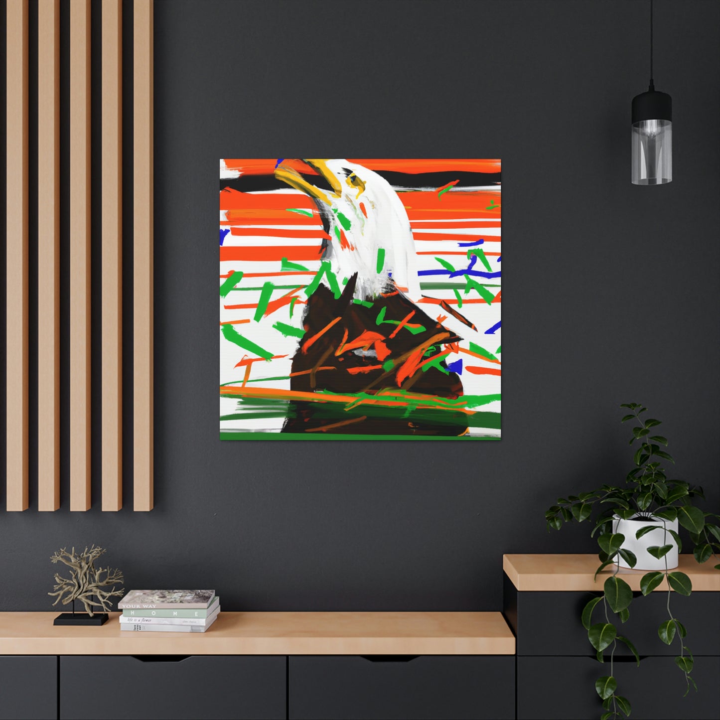 "Murmurations of Eagles" - Canvas