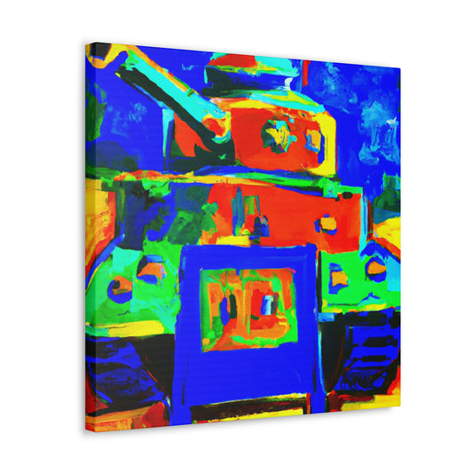 "The Tank Turret Fauve" - Canvas