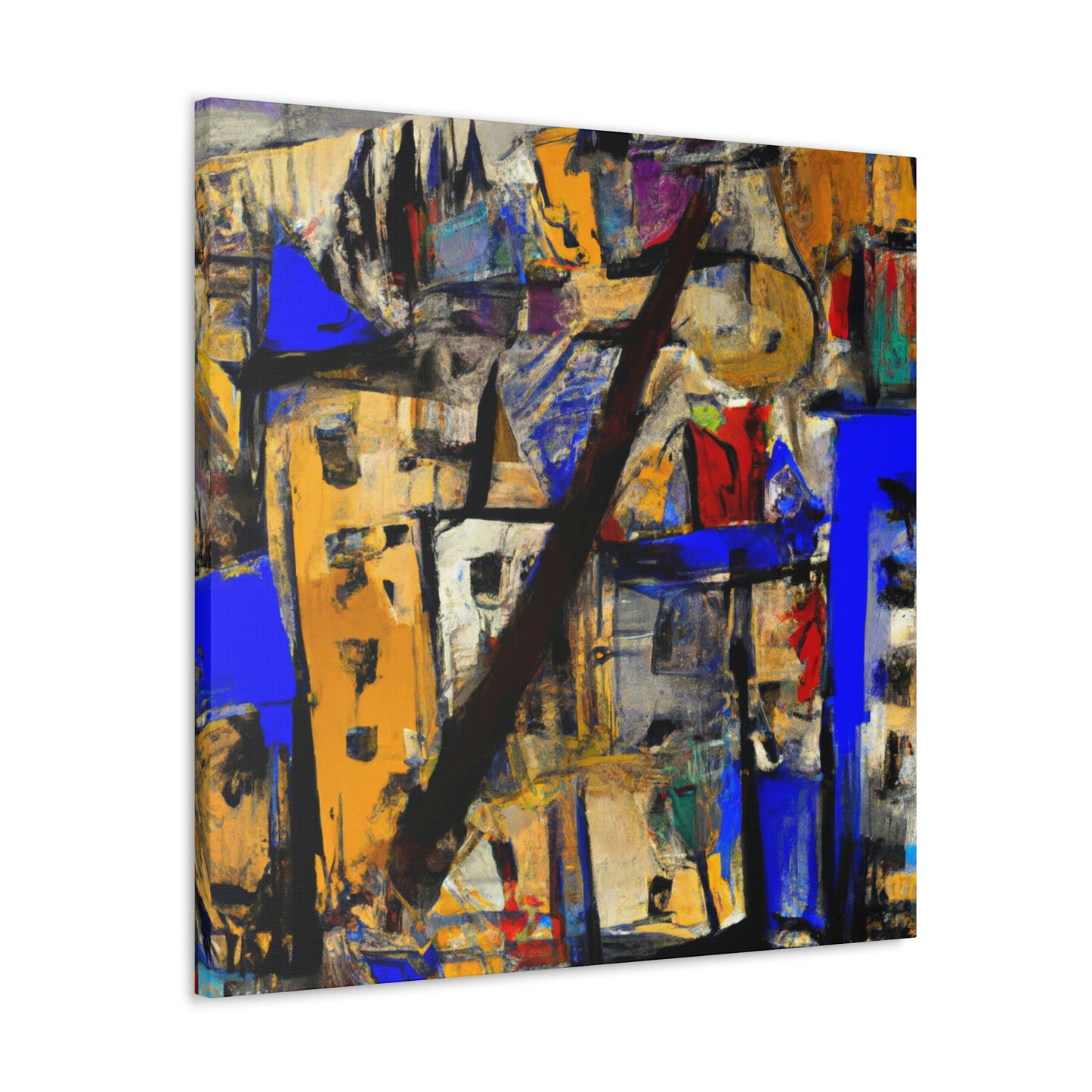 Postmodern Expressionism World - Canvas