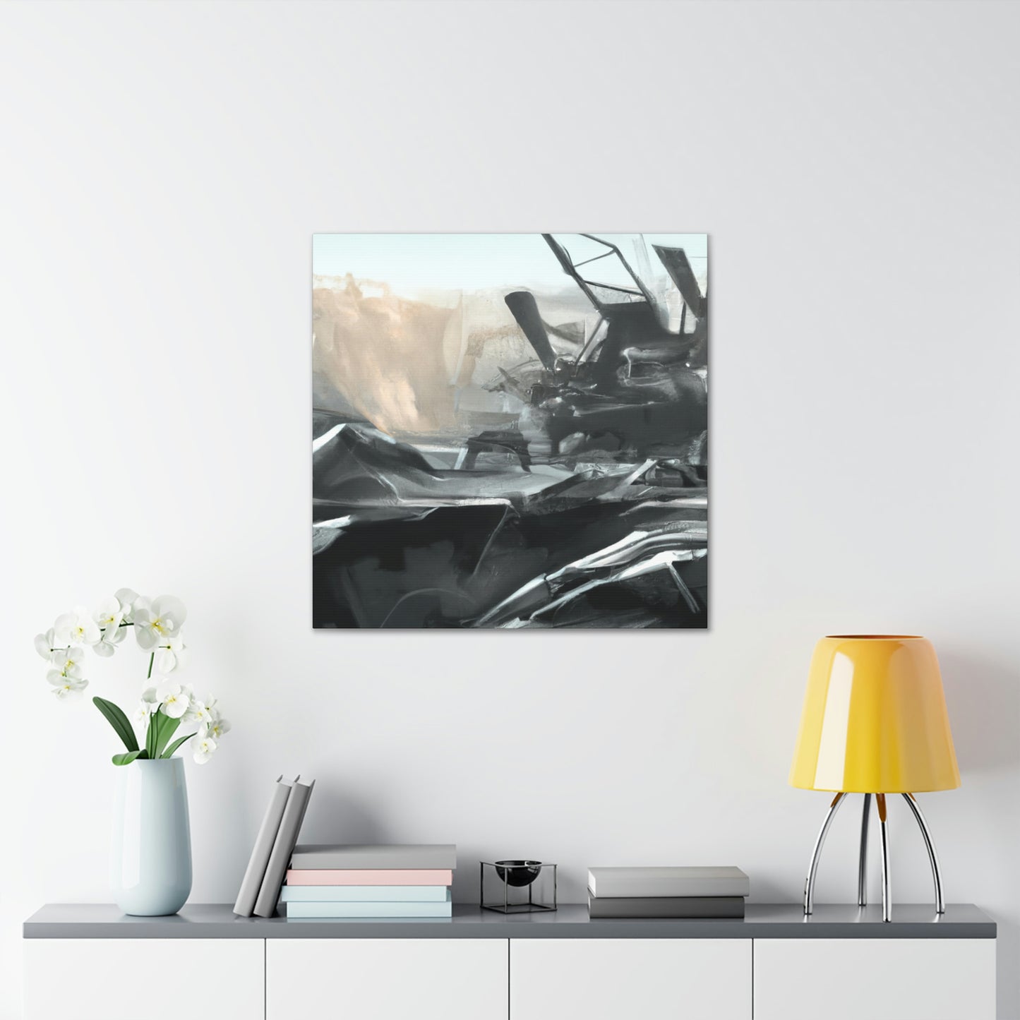 "Frozen Tundra Vista" - Canvas