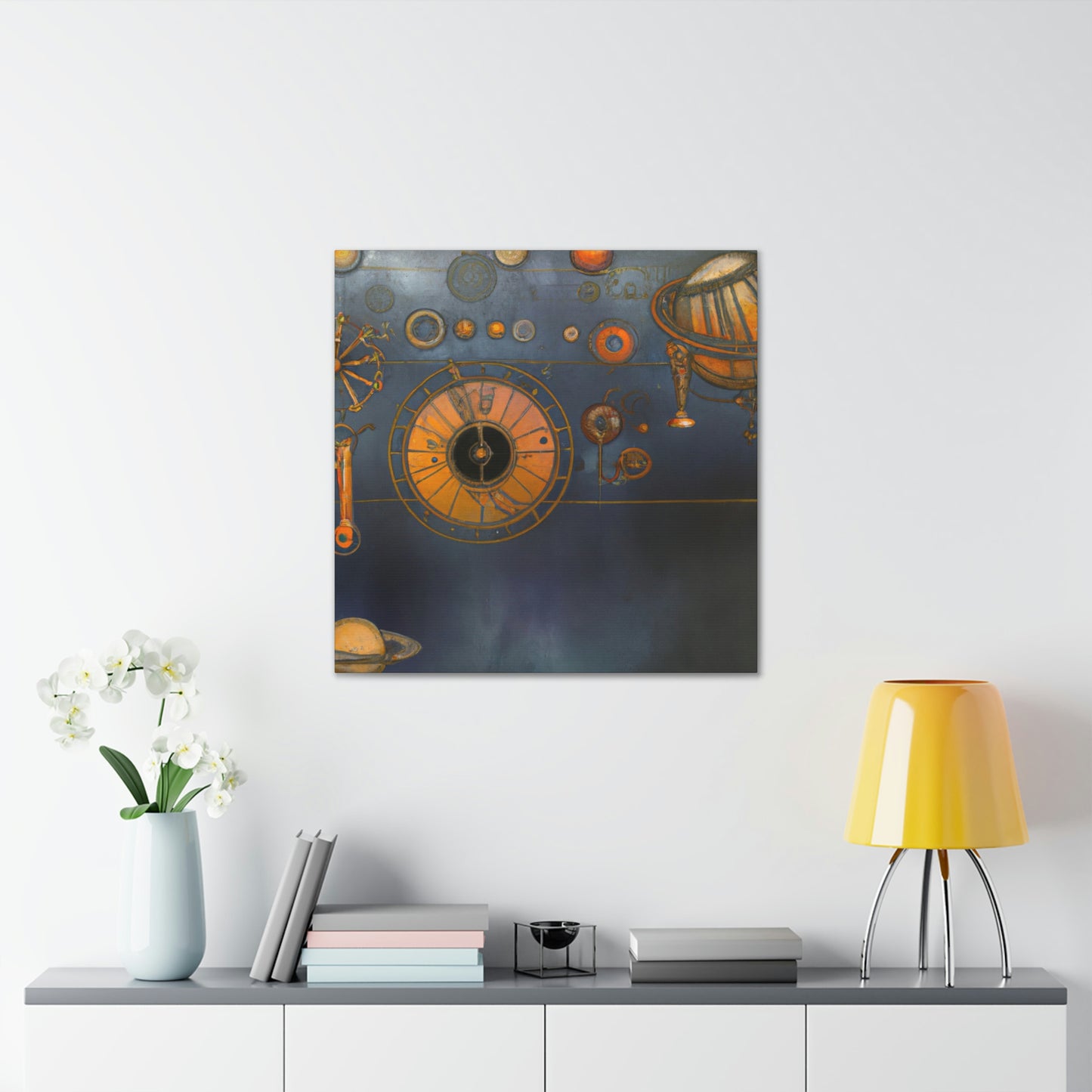 Steampunk Solar Sky - Canvas