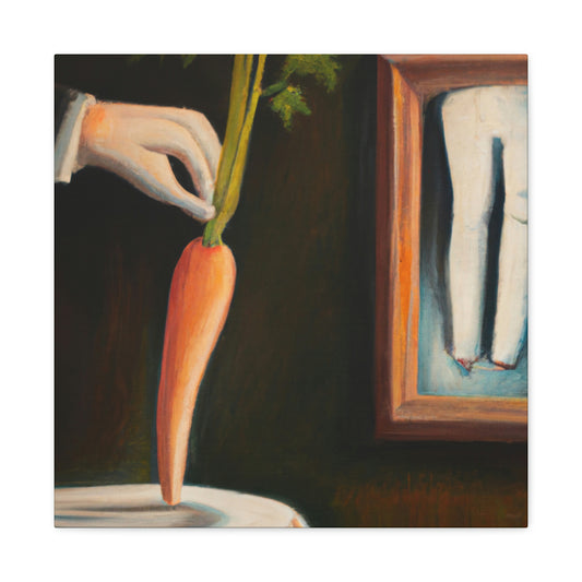 "Carrot Abstract Surrealism" - Canvas