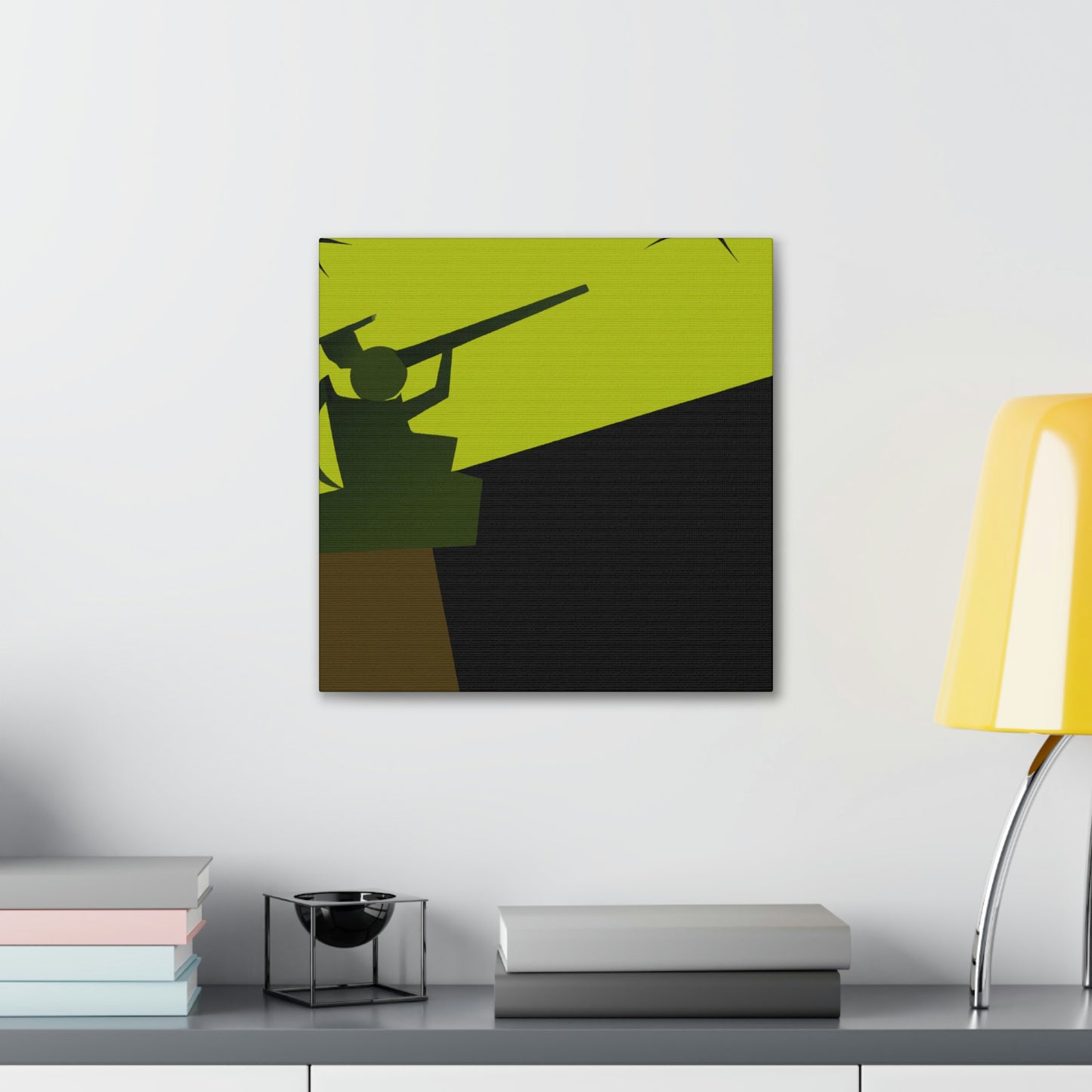 Sniper in Monochrome - Canvas