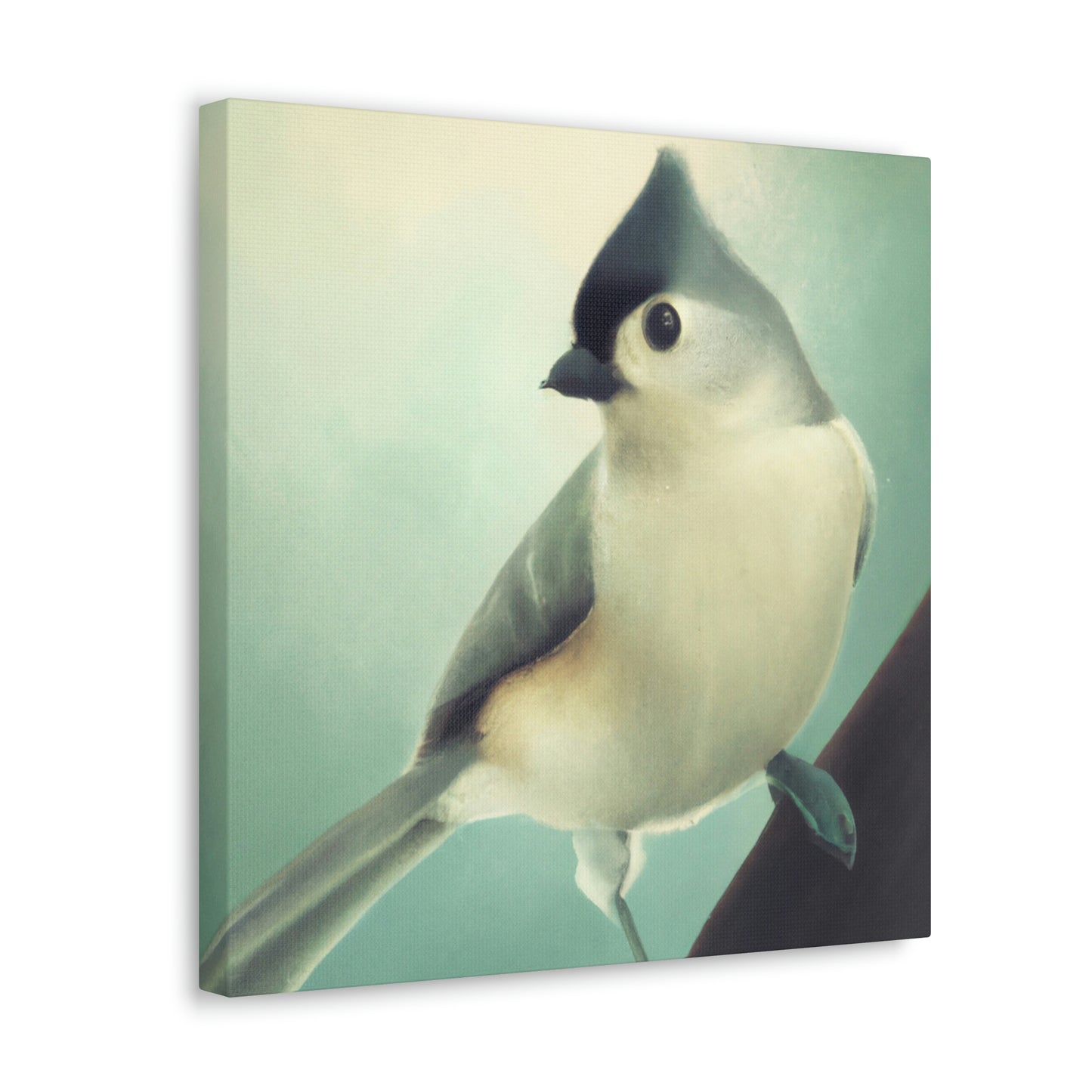 "Titmouse in Art Deco" - Canvas