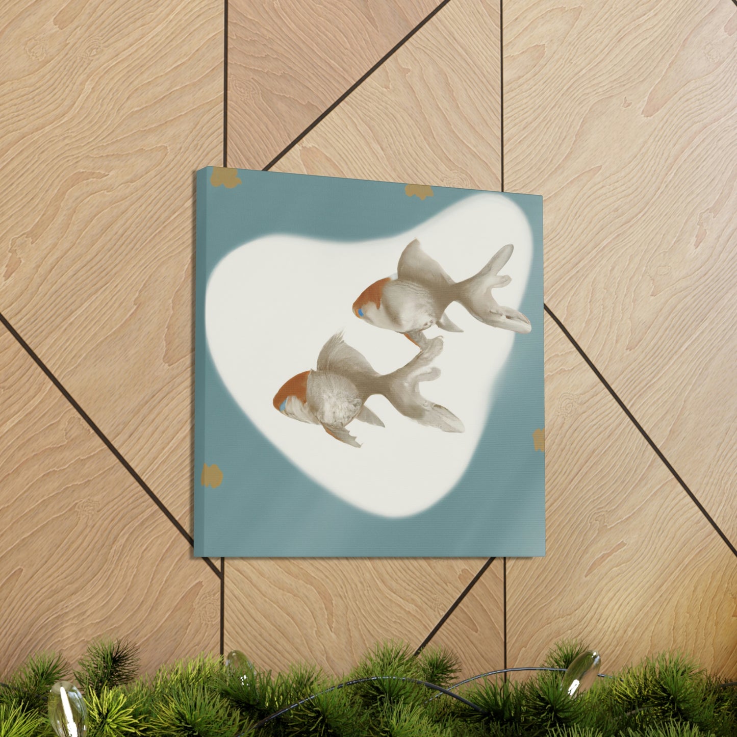 Golden Seafaring Steeds - Canvas