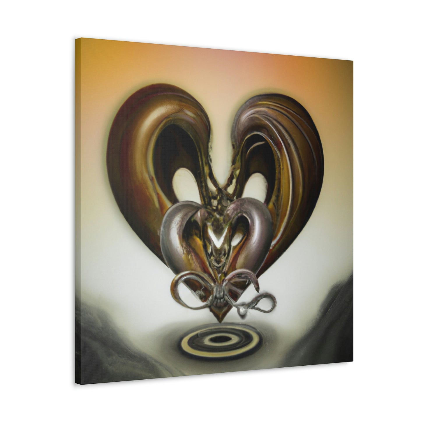 Intertwined Hearts Unite - Canvas