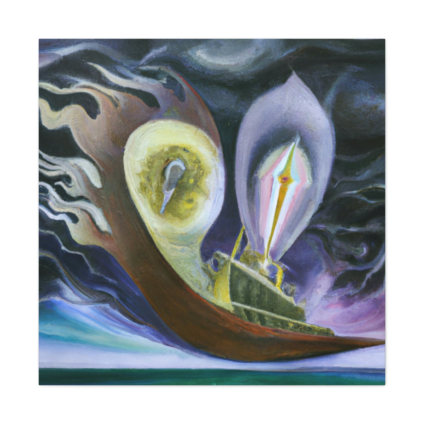 Stormy Ocean Voyage - Canvas