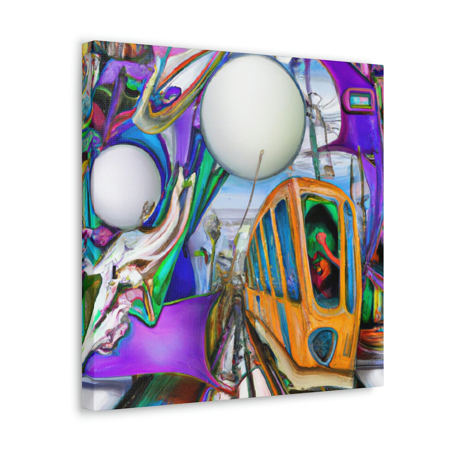 "Tram of Surreal Dream" - Canvas