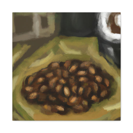 Coffee Beans Expressionism - Canvas