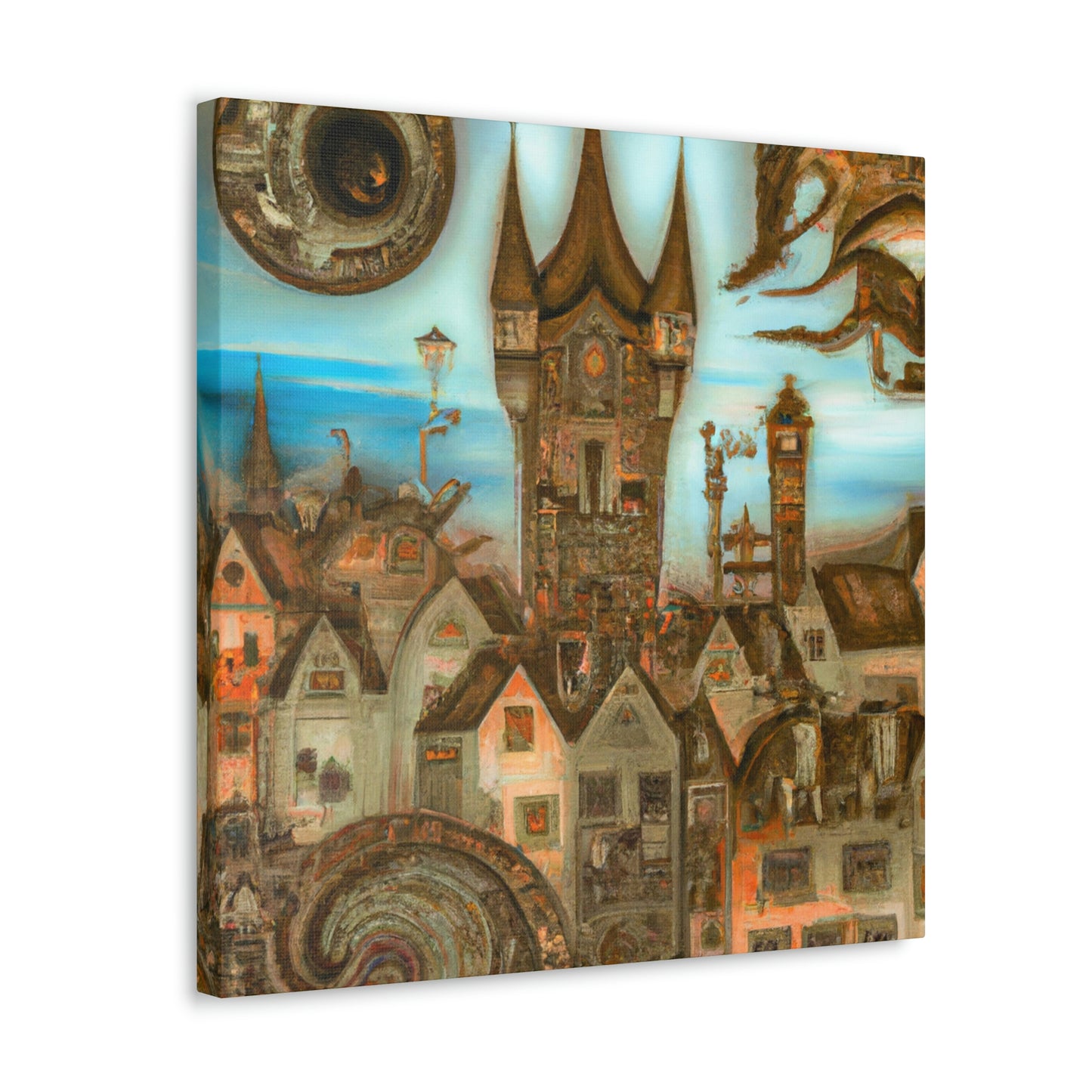 "Tudor Clockwork Dream" - Canvas