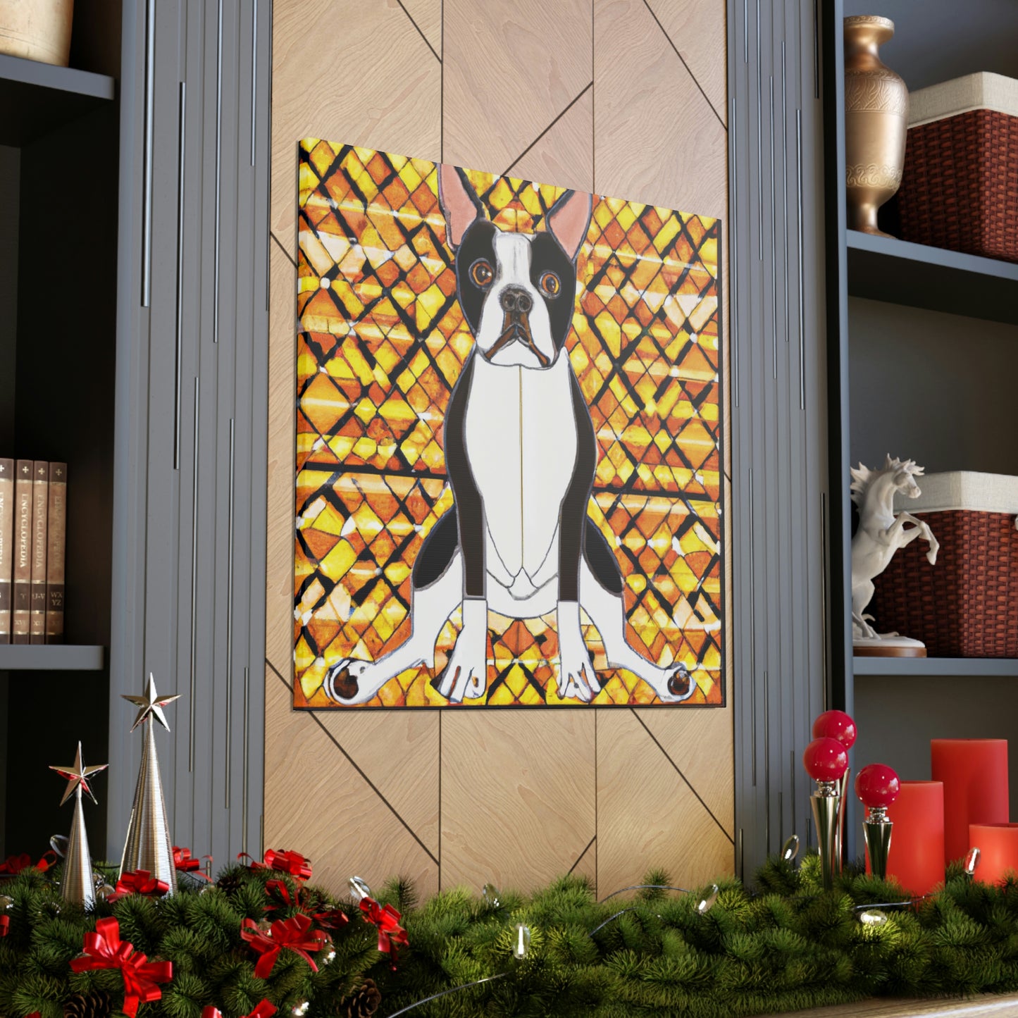 Boston Terrier Bliss - Canvas