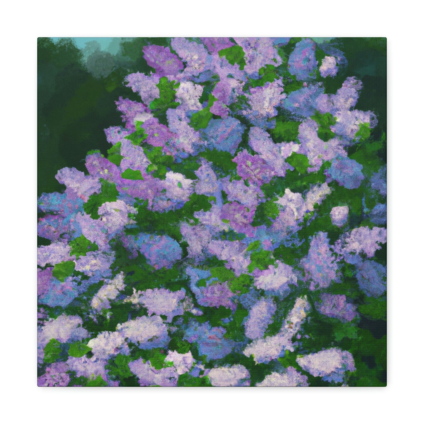 "Lilac Petal Abstraction" - Canvas