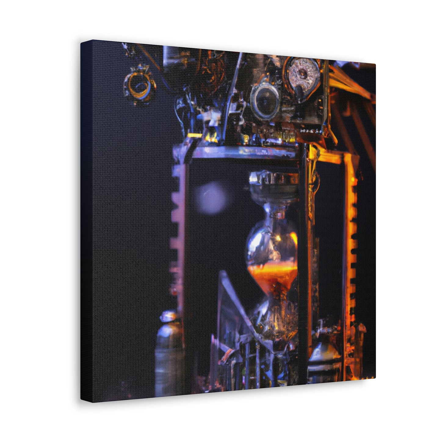 Mechanical Time Machine Art - Canvas