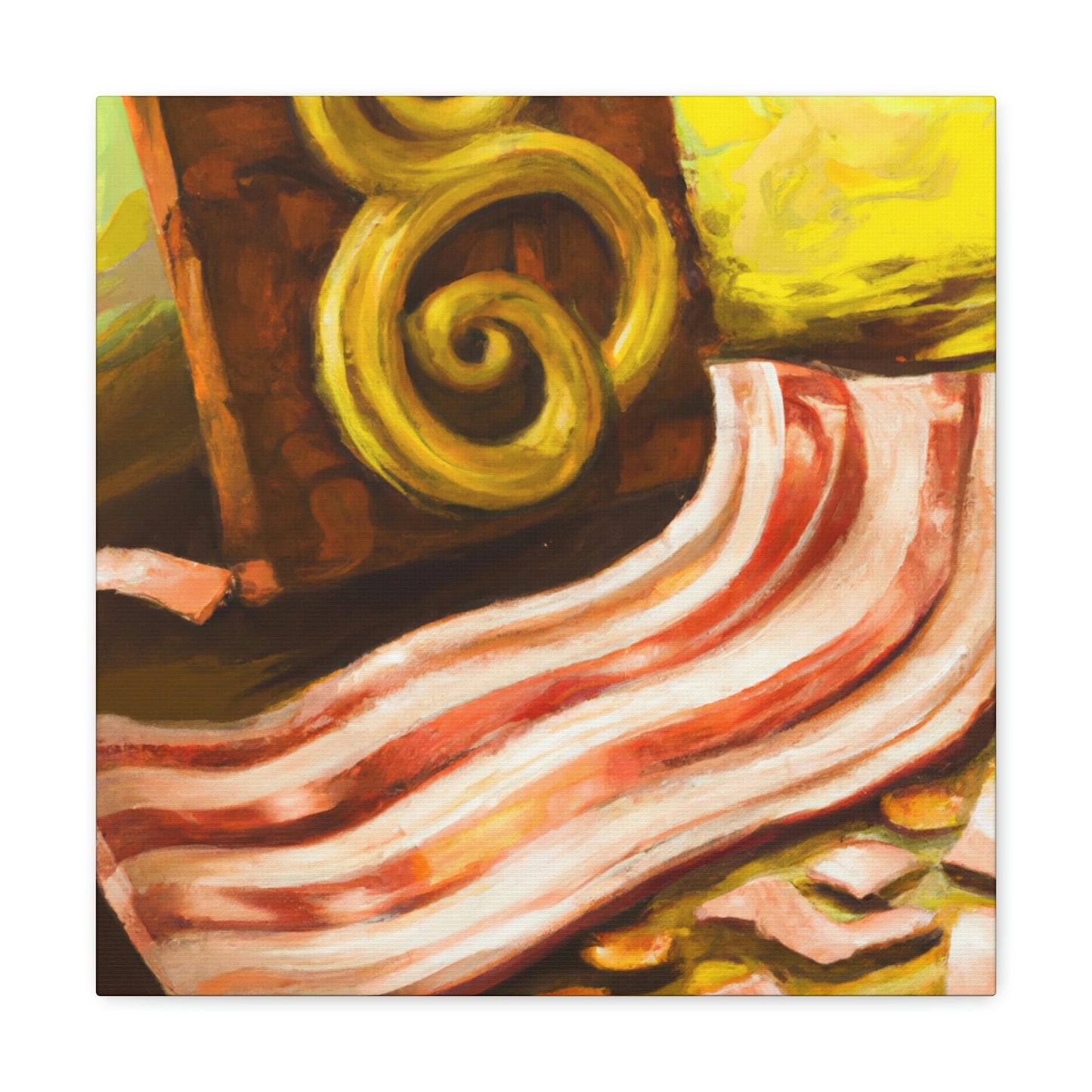 "Bacon In Steampunk Times" - Canvas