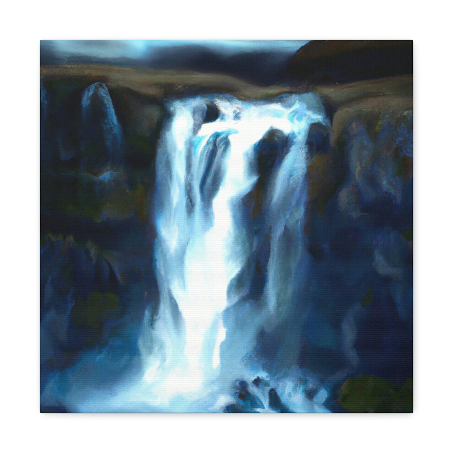 "Falling Water's Majesty" - Canvas