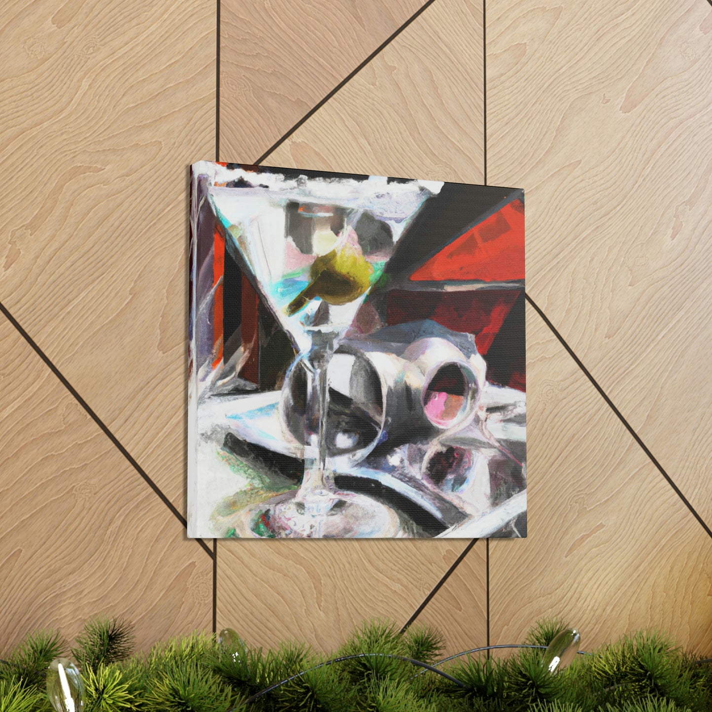 Martini Vibrant Reflection - Canvas