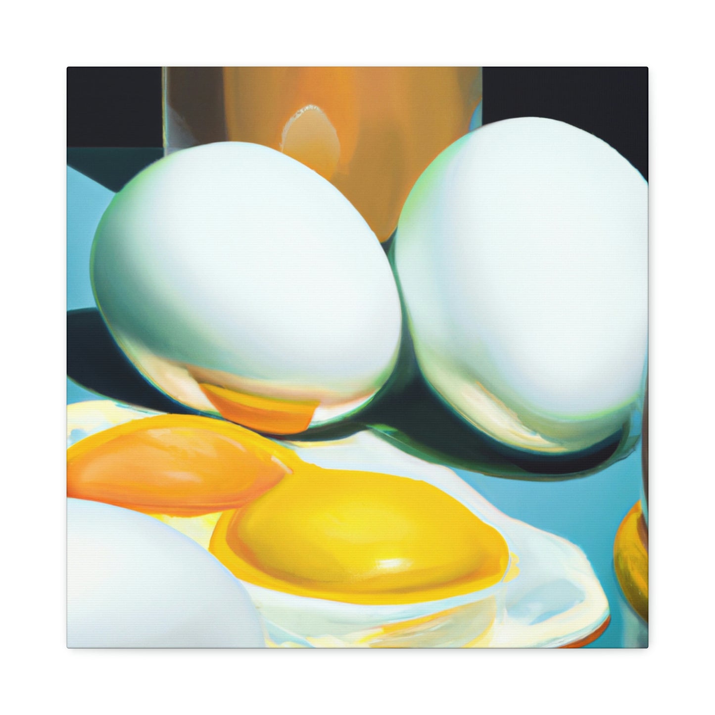 Eggs in Splendor. - Canvas