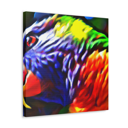 Rainbow Lorikeet Bloom - Canvas