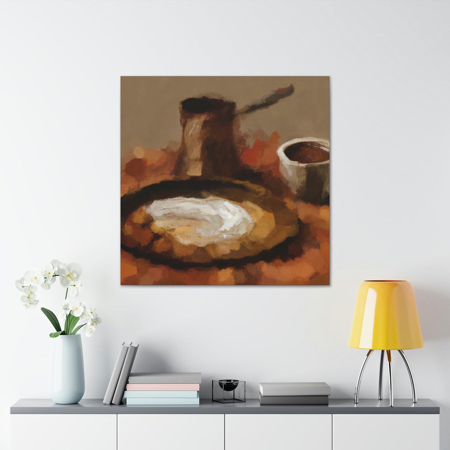 "Coffee Shop Vibes" - Canvas