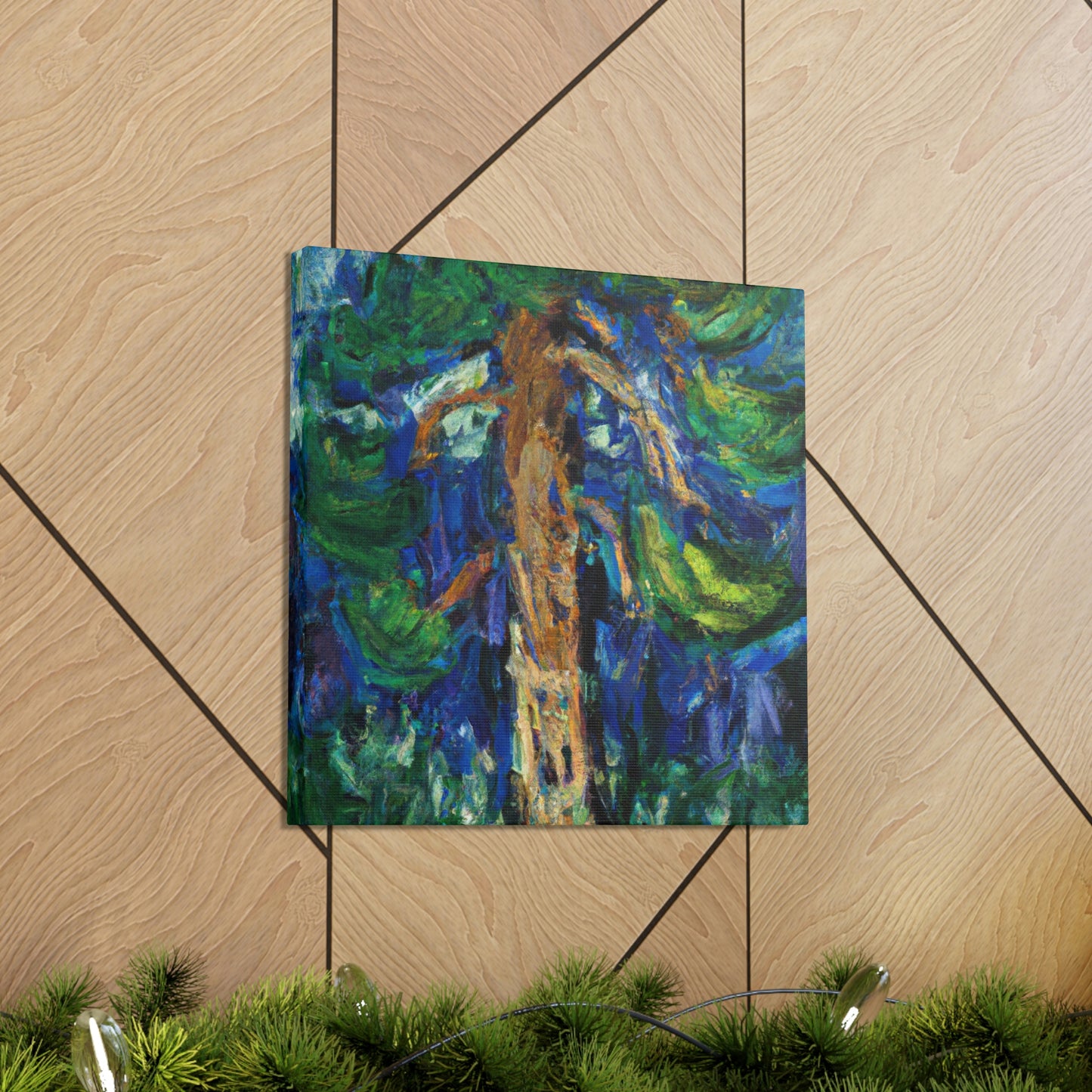 "Pine Tree Lyrical Magic" - Canvas